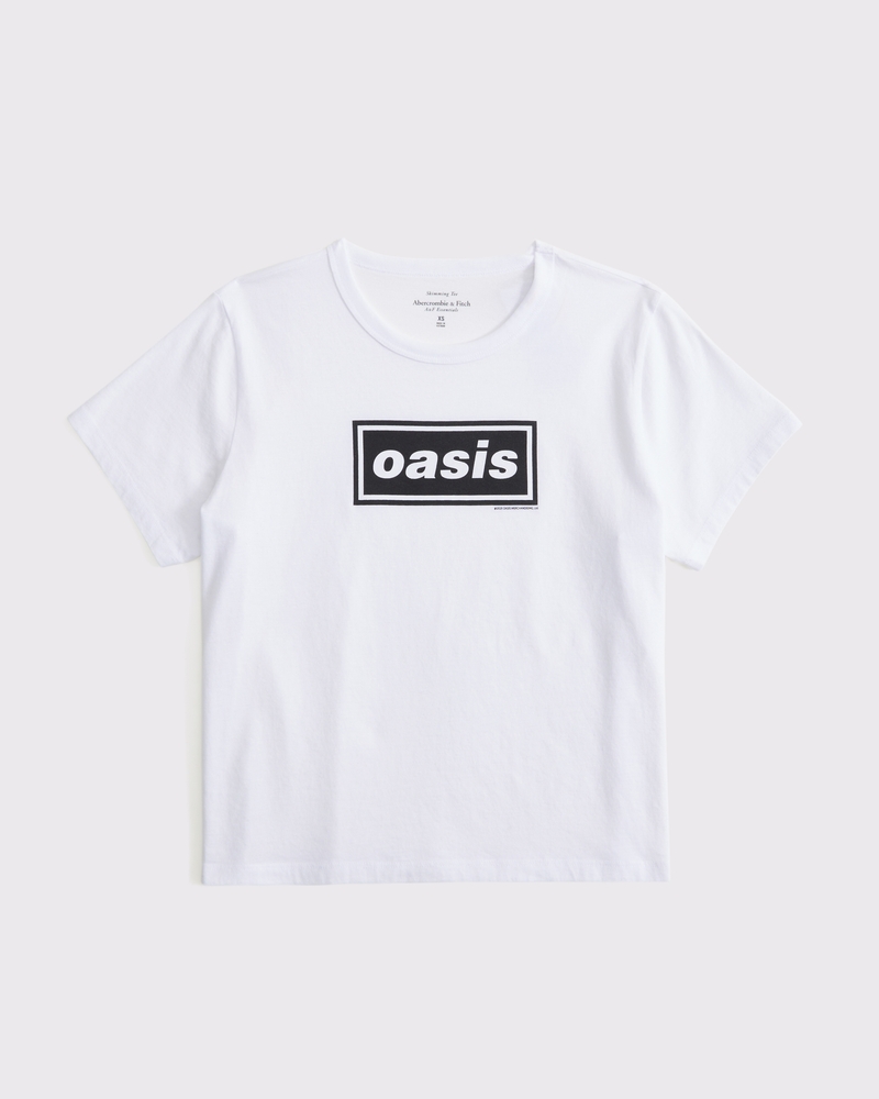 Abercrombie & Fitch:【Oasis】バンド Tシャツ Men's Cropped Oasis Graphic Tee | Men's Tops | Abercrombie.com