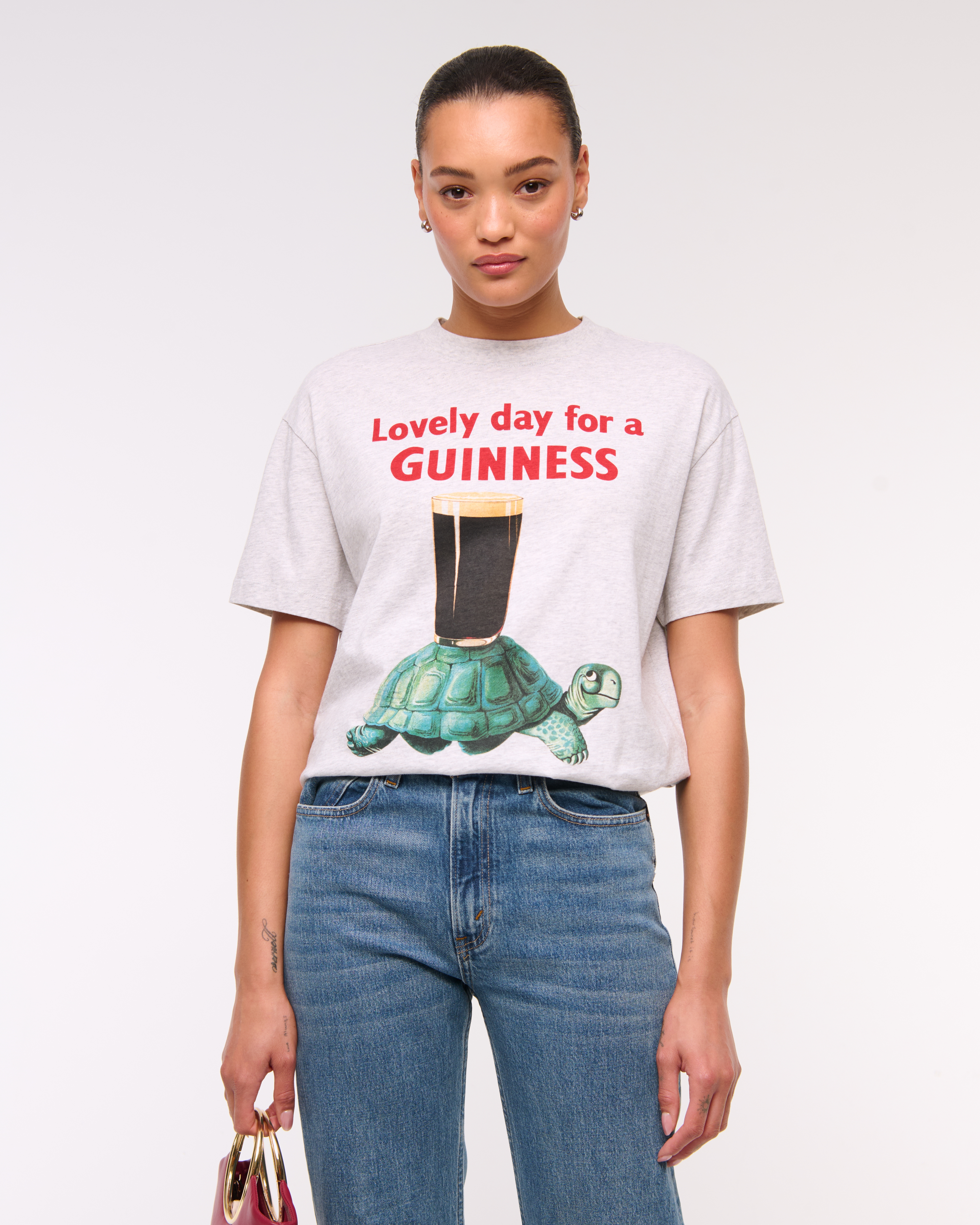Women's Oversized Guinness Graphic Tee | Women's Tops