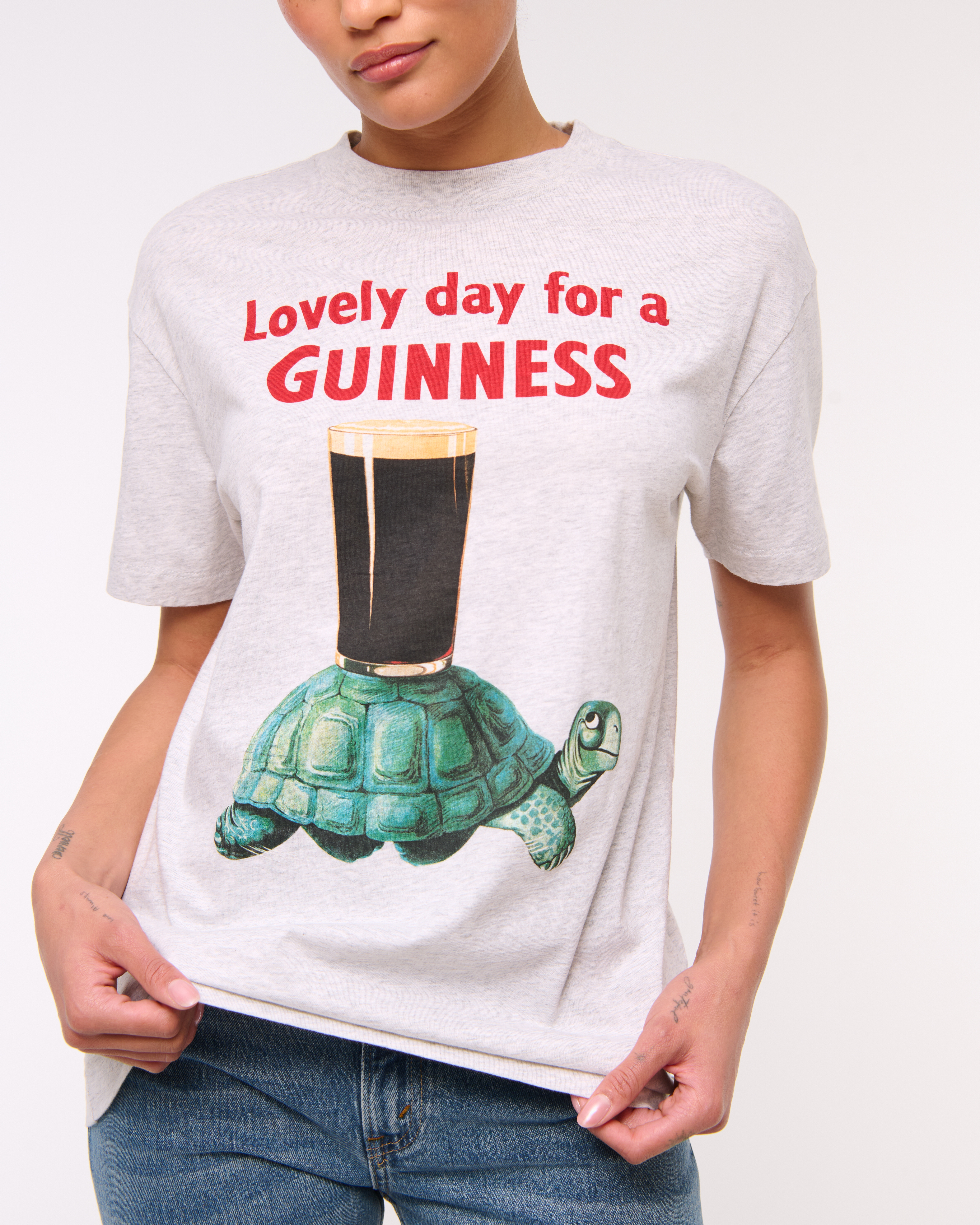Women's Oversized Guinness Graphic Tee | Women's Tops