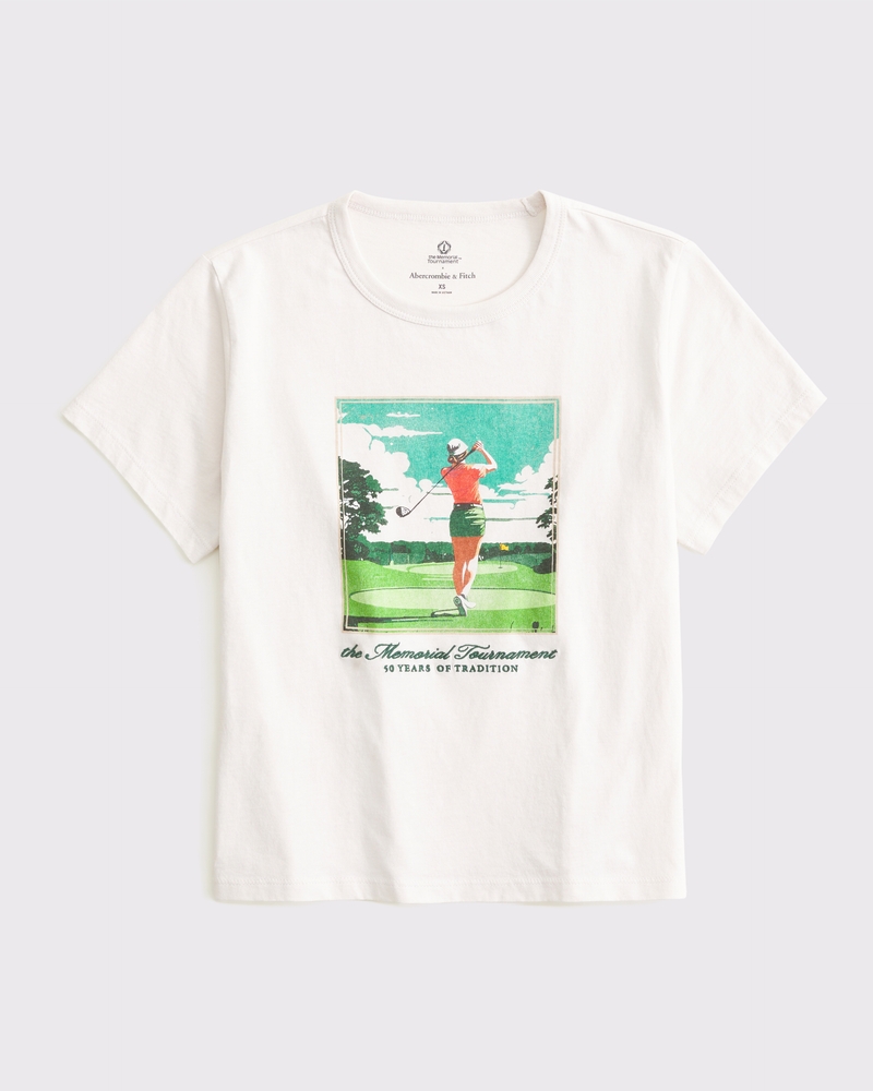 Women's Short-Sleeve Memorial Tournament Graphic Skimming Tee