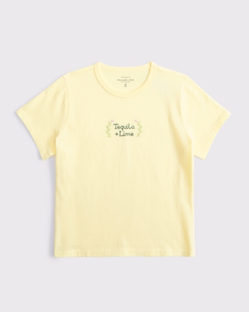 【UMBRO】Late Checkout Cocktail Graphic Short Sleeve T-Shirt KIC_157-5063-00273-100_model1.