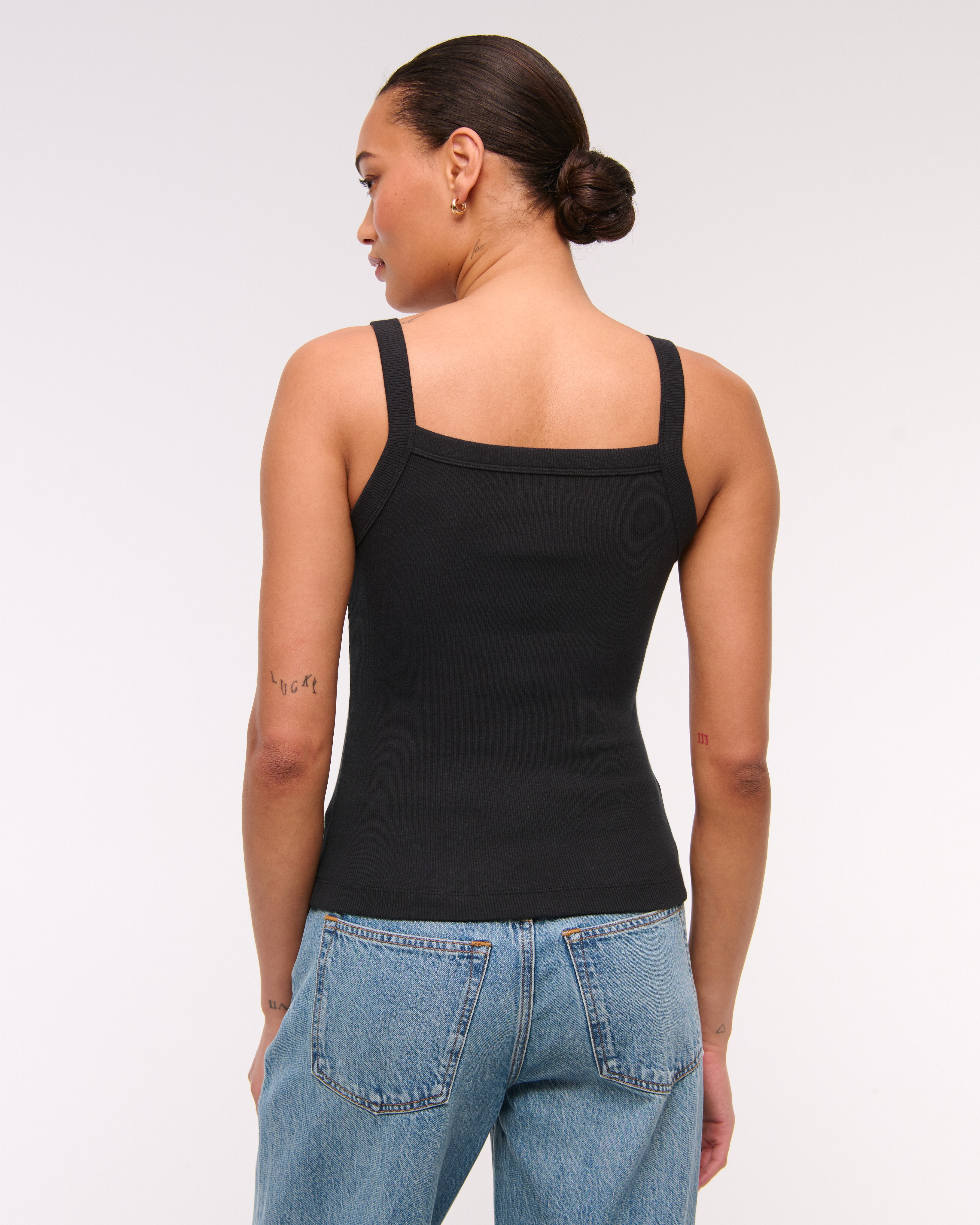 glamb Nick rib overall 定価2万9150円 NIKIBIKI Women Seamless Reversible Ribbed Tank Top, Made in