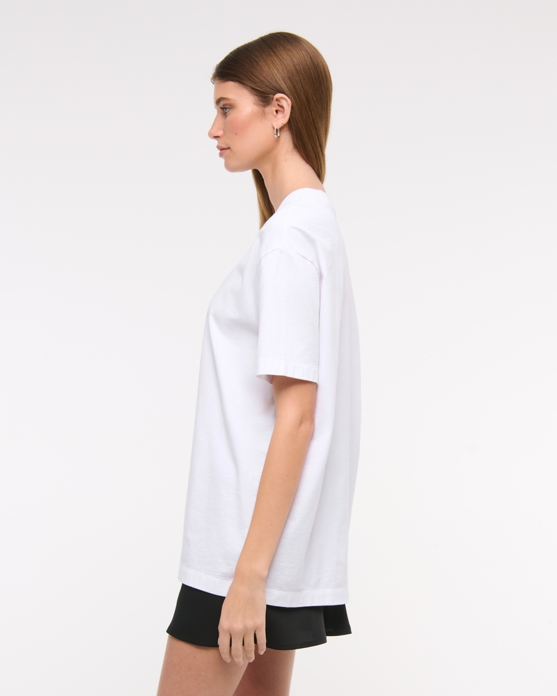 Oversized Paris Raspberry Graphic Tee