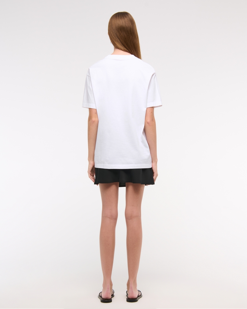 Oversized Paris Raspberry Graphic Tee
