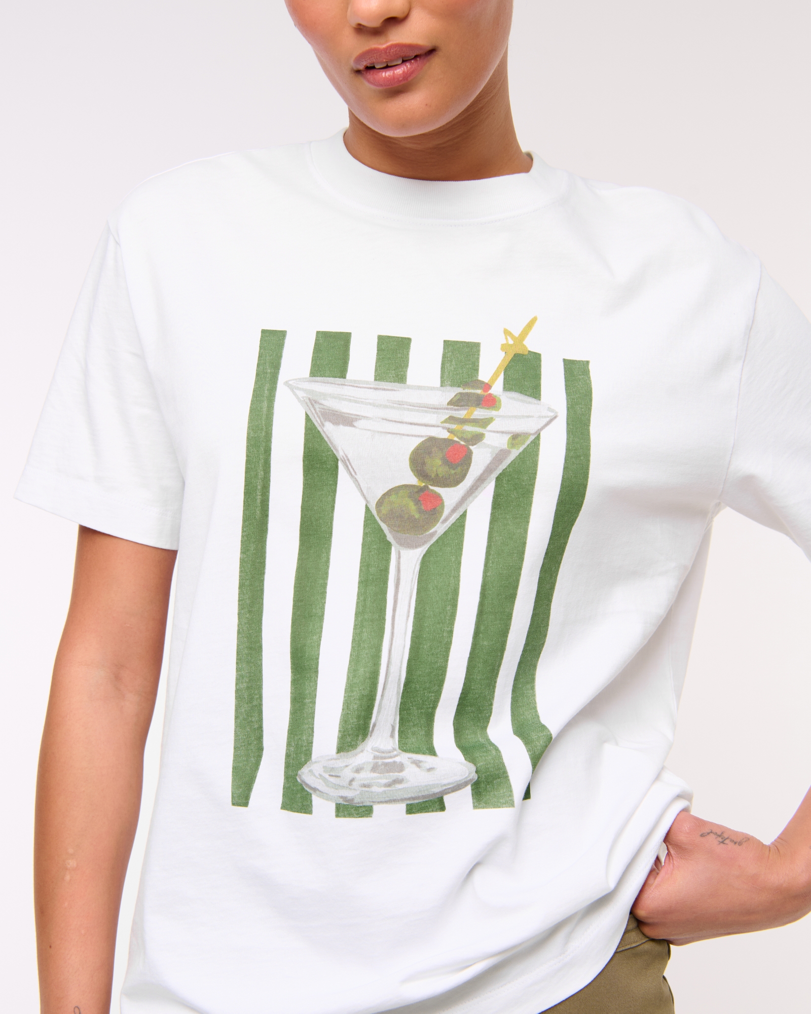 Oversized Martini Graphic Tee