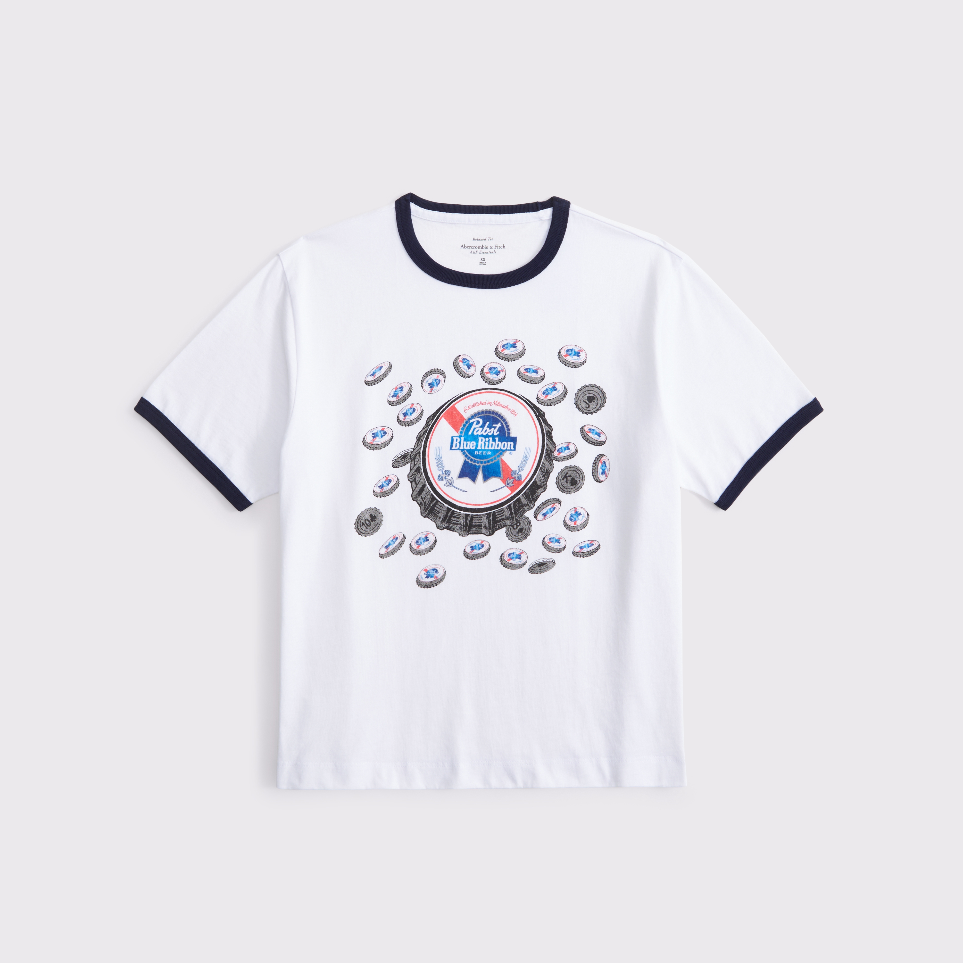 Women's Short-Sleeve Pabst Blue Ribbon Graphic Relaxed Tee