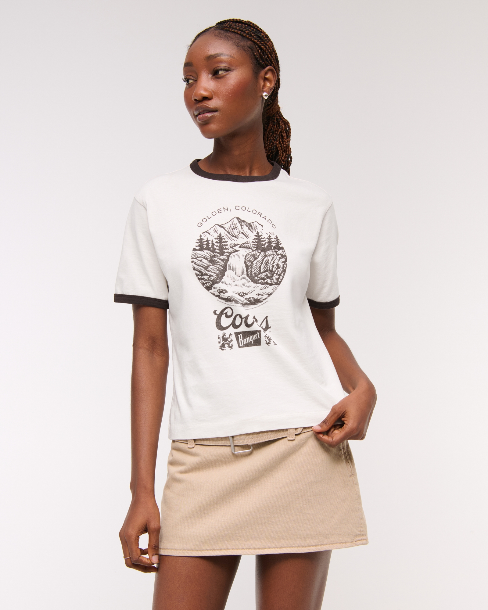 Short-Sleeve Coors Banquet Graphic Relaxed Tee
