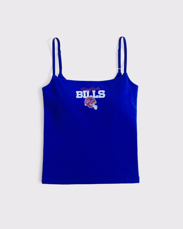 Buffalo Bills Bra-Free 90s Cami, Blue - Bills view 1