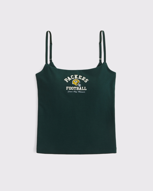 Green Bay Packers Bra-Free 90s Cami, Dark Green - Packers view 1