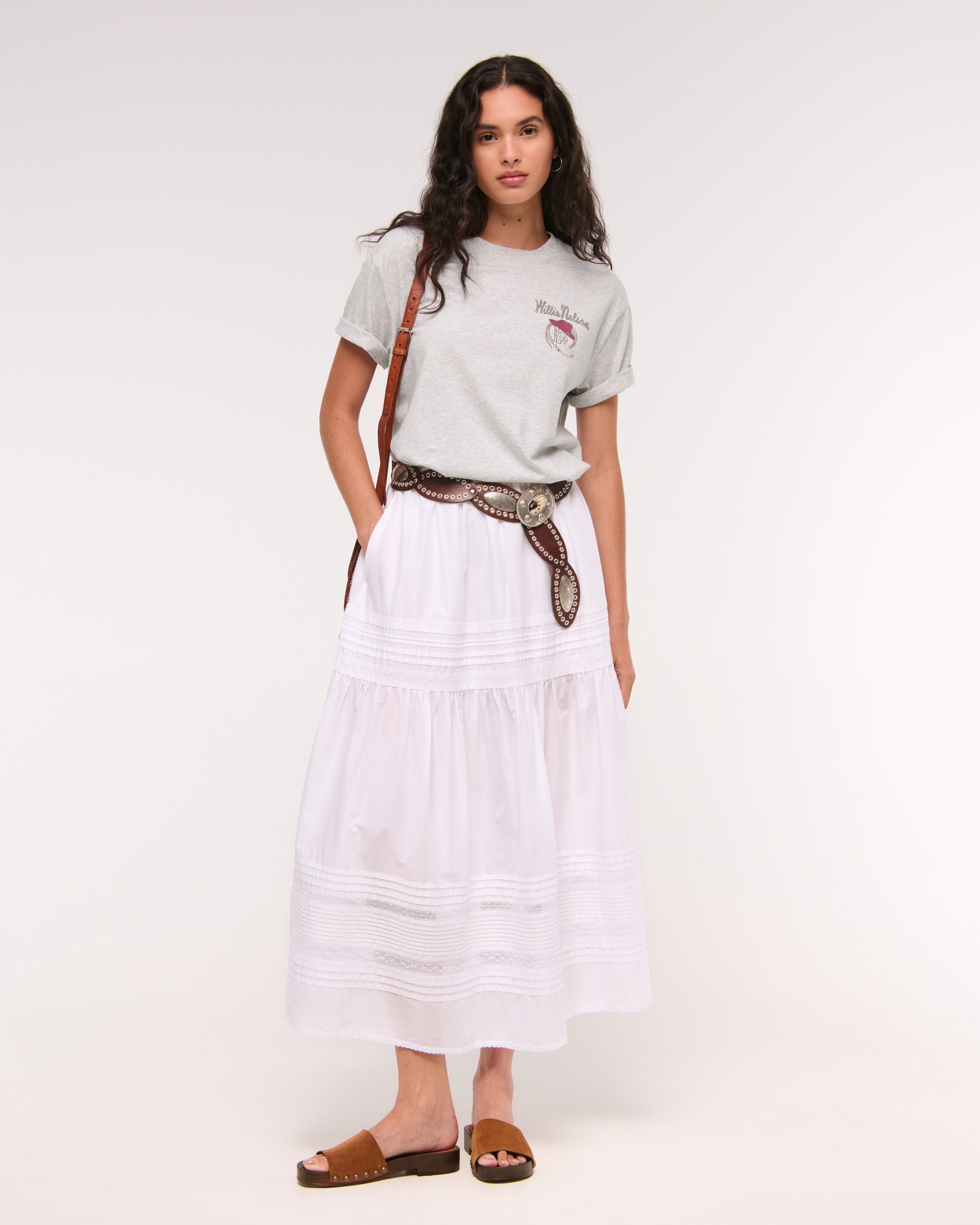 Oversized Willie Nelson Graphic Tee