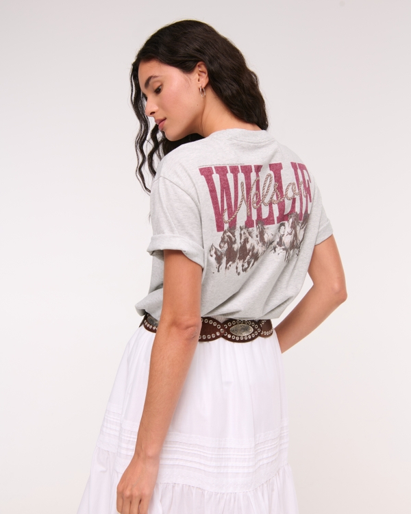 Oversized Willie Nelson Graphic Tee