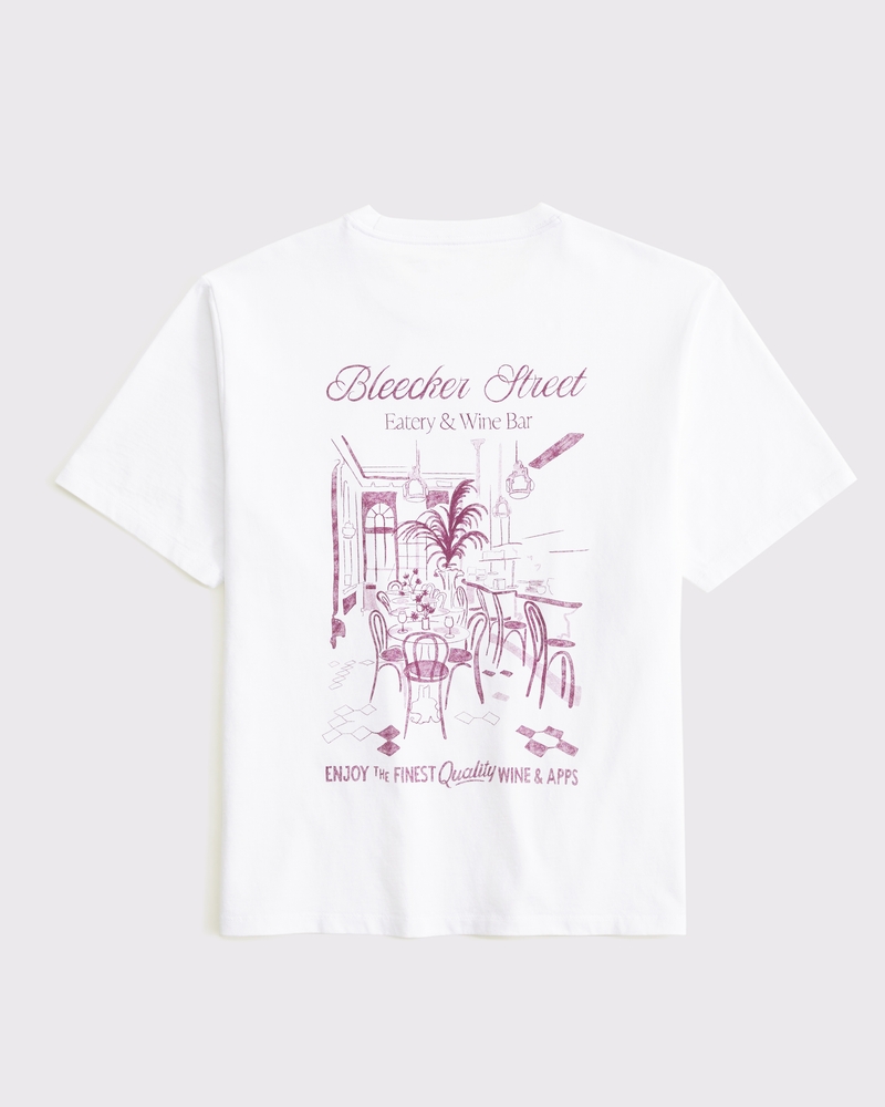 Women's Short-Sleeve Bleecker Street Graphic Relaxed Tee Women's