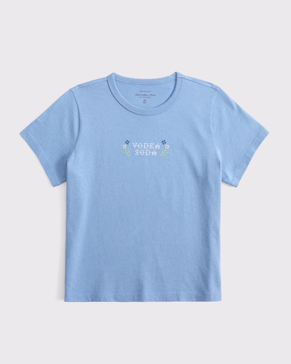 Women's Short-Sleeve Vodka Soda Graphic Skimming Tee | Women's