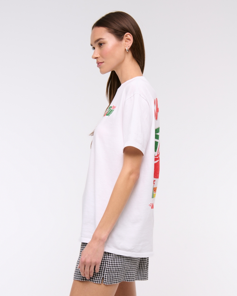 Women's Oversized 7UP Graphic Tee | Women's Tops | Abercrombie.com