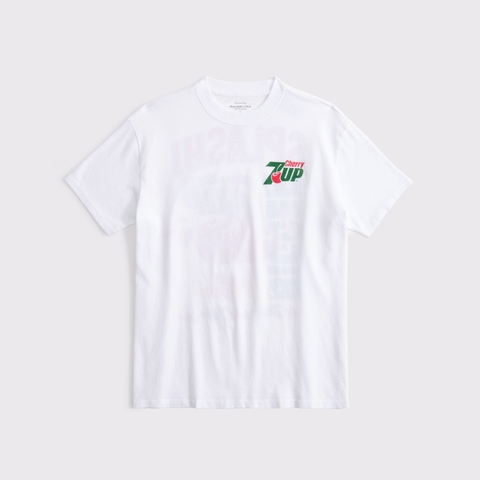 Женские футболки Abercrombie & Fitch Oversized 7UP Graphic Tee