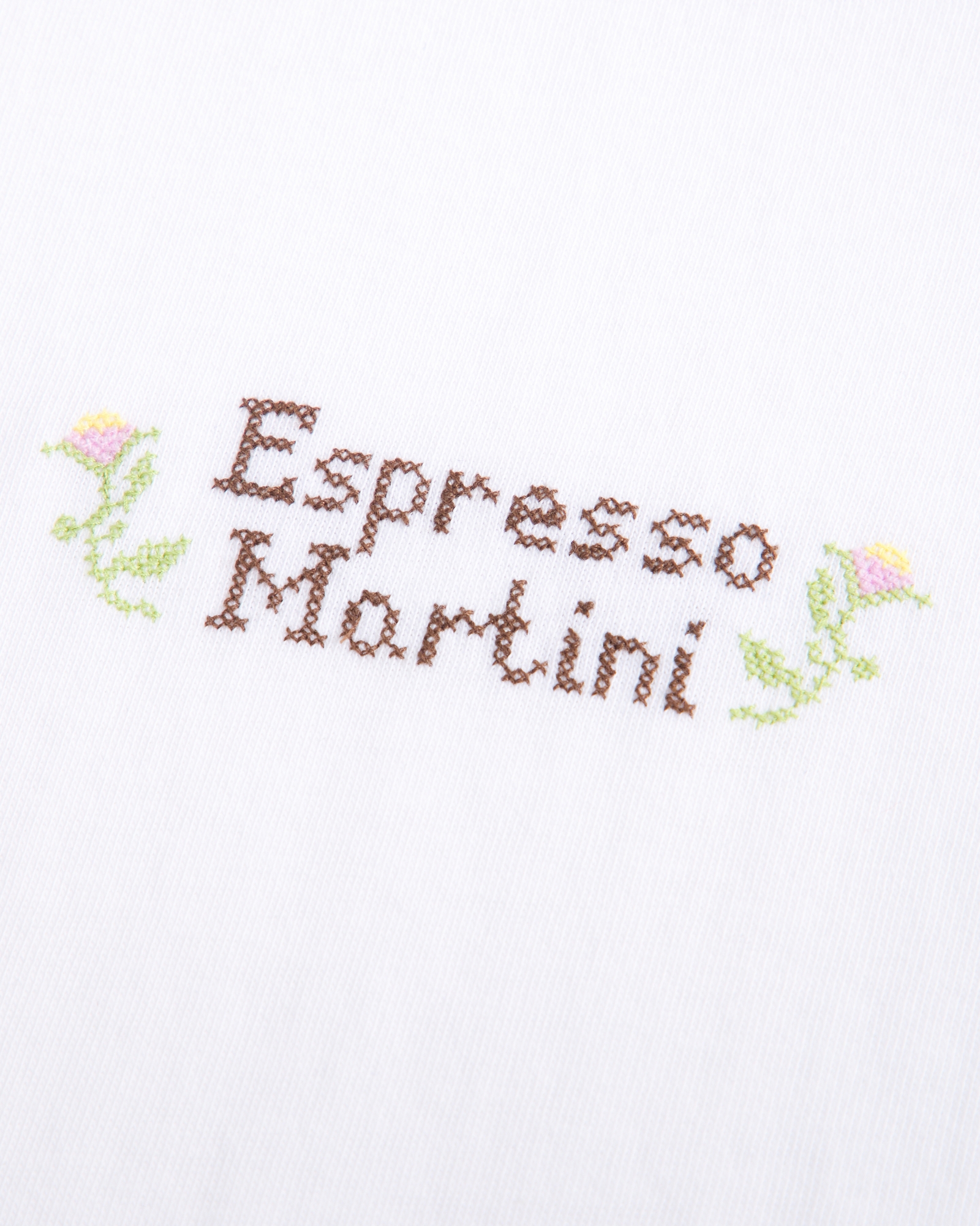 Short-Sleeve Espresso Martini Graphic Skimming Tee
