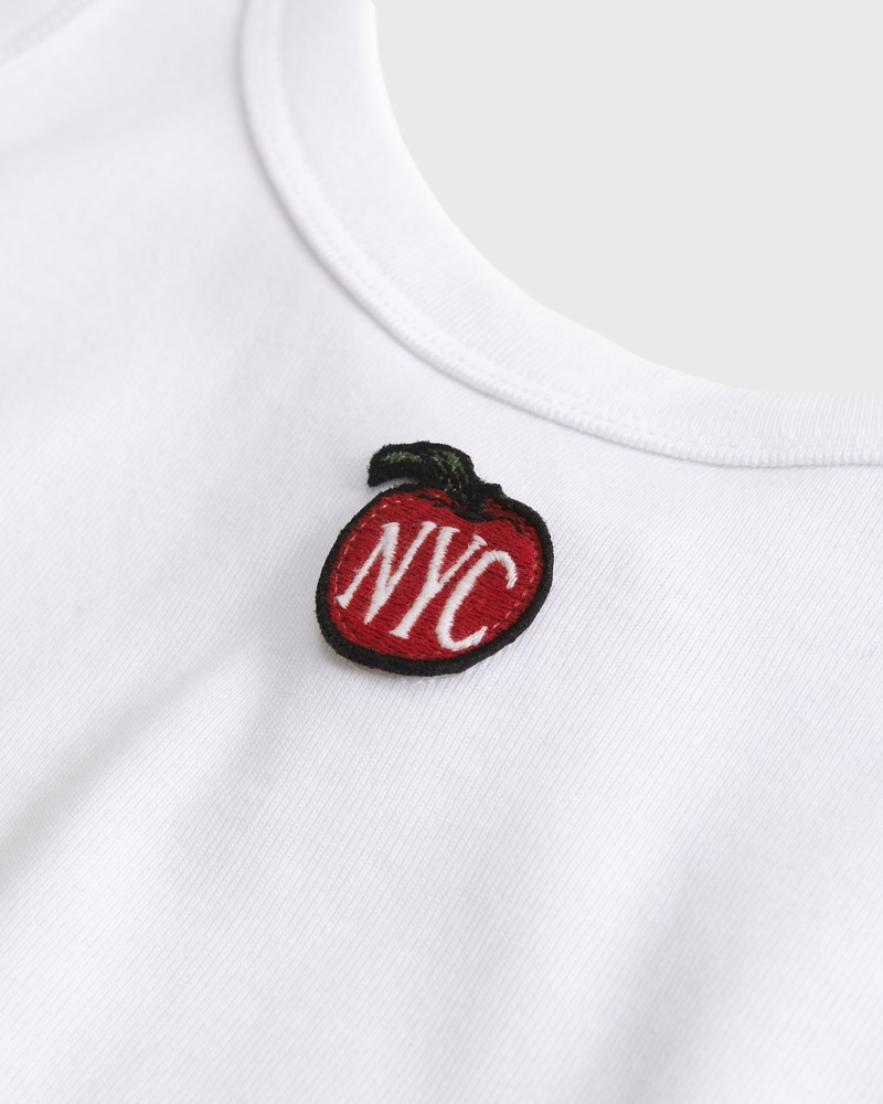 New York City Graphic Scoopneck Tank