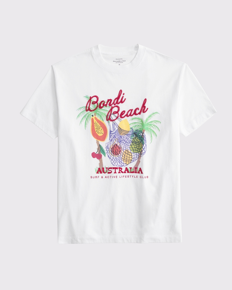 Oversized Bondi Beach Graphic Tee