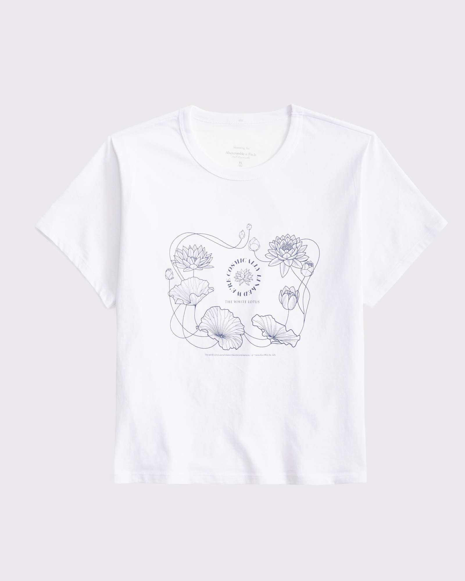 Women's Short-Sleeve The White Lotus Graphic Skimming Tee
