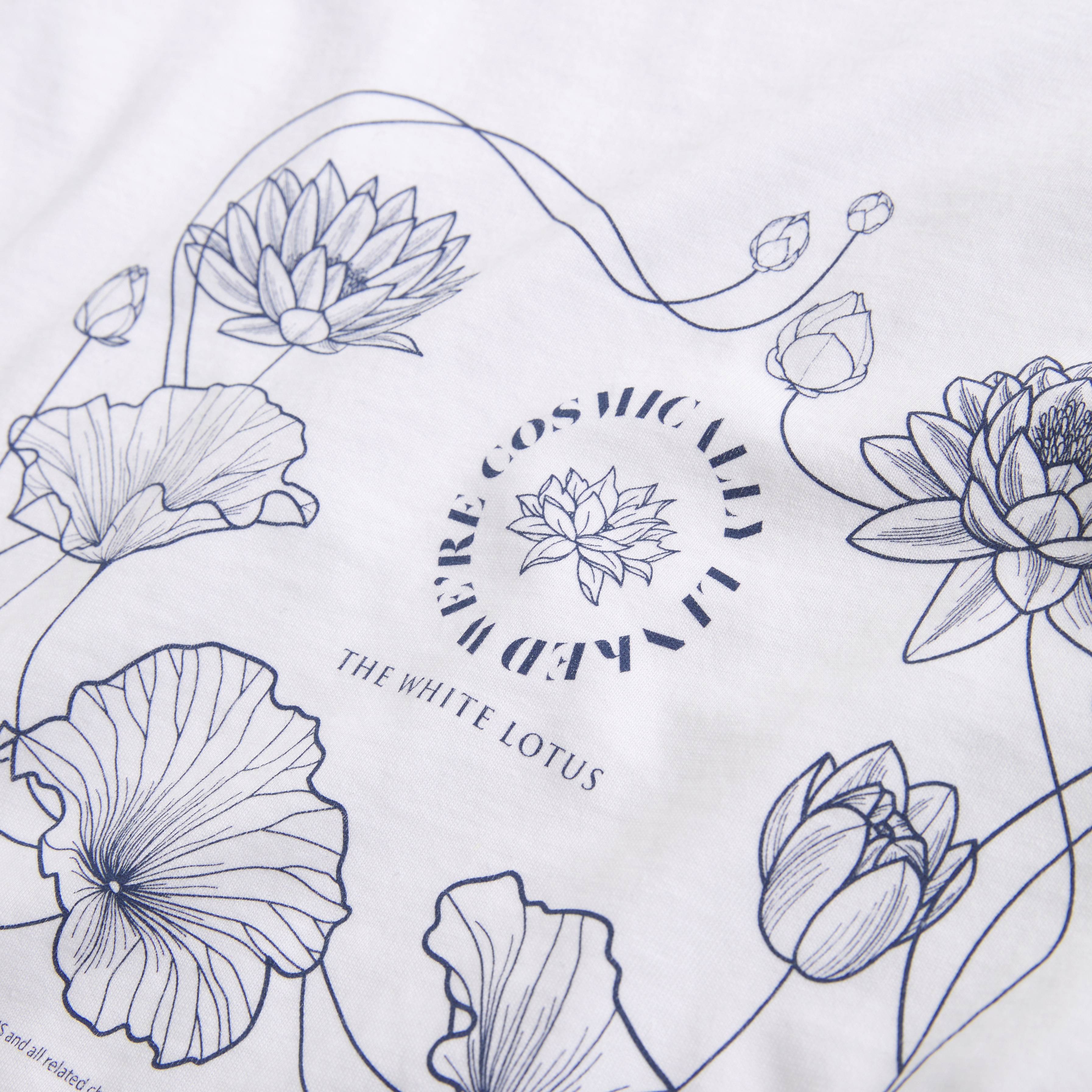 Women's Short-Sleeve The White Lotus Graphic Skimming Tee