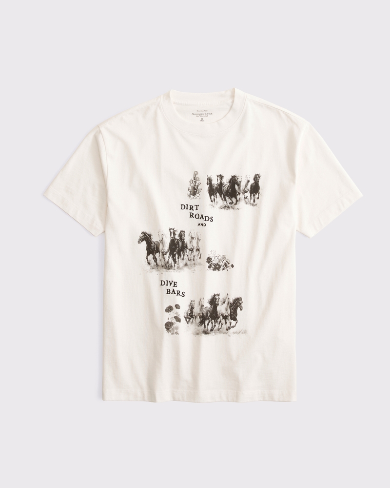 Oversized Western Graphic Tee