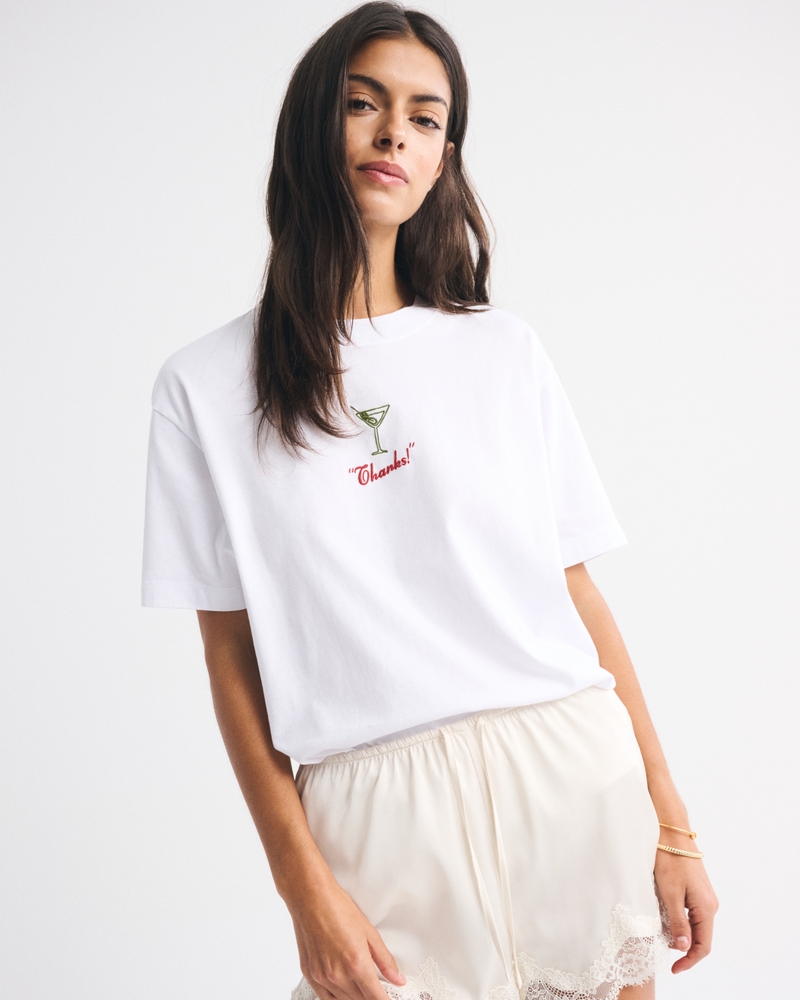 Oversized Cocktail Graphic Tee