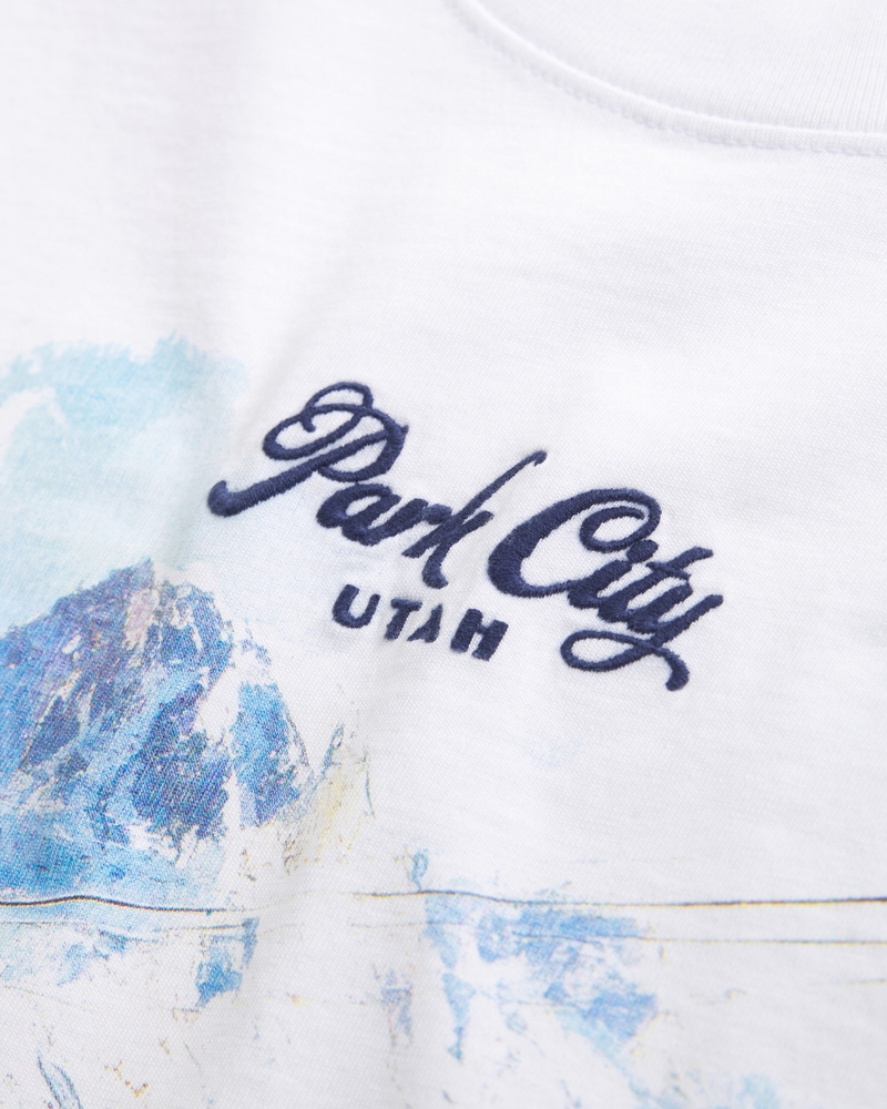 Oversized Park City Graphic Tee