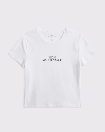 Women's High Maintenance Graphic Baby Tee | Women's Tops