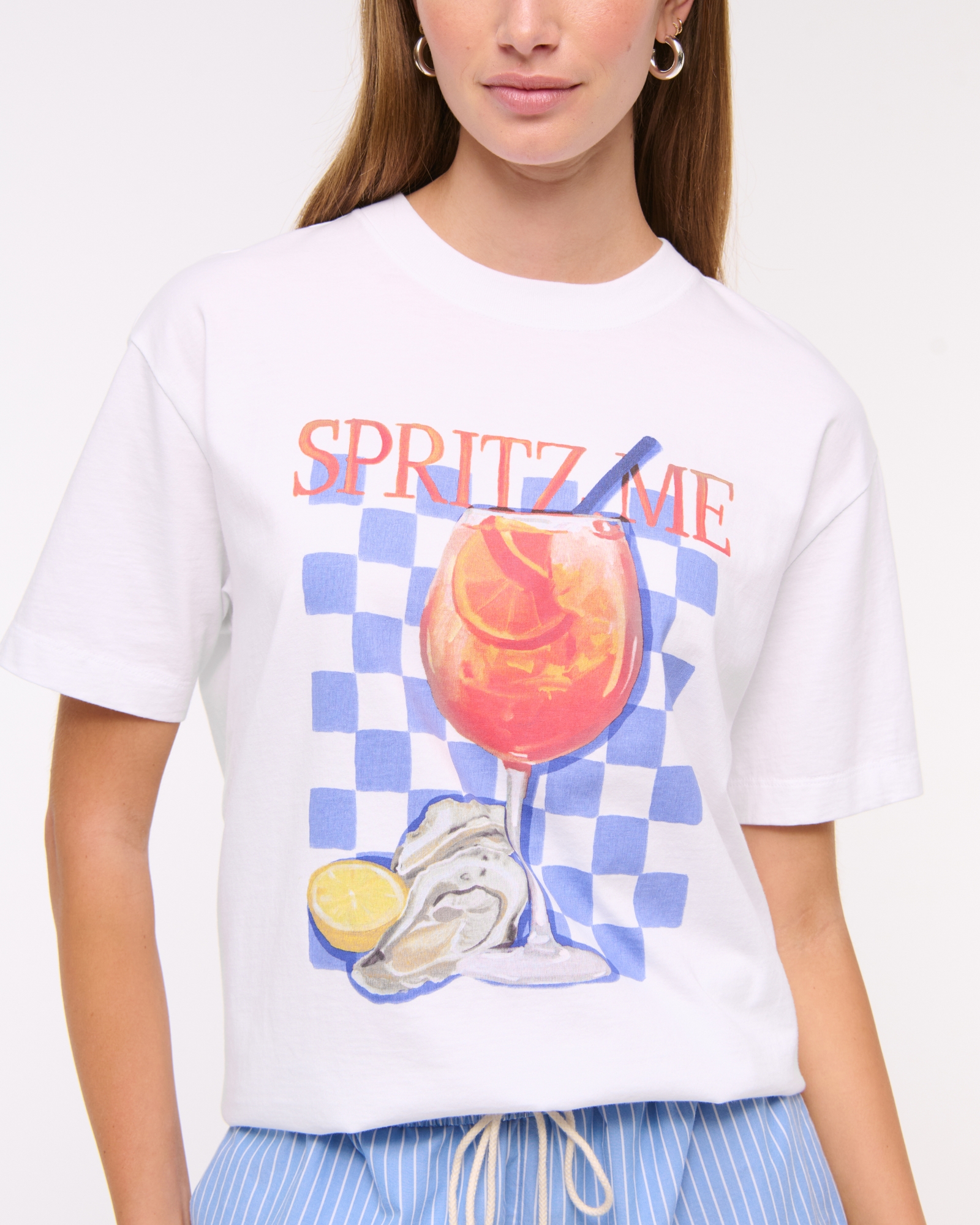 Oversized Spritz Me Graphic Tee
