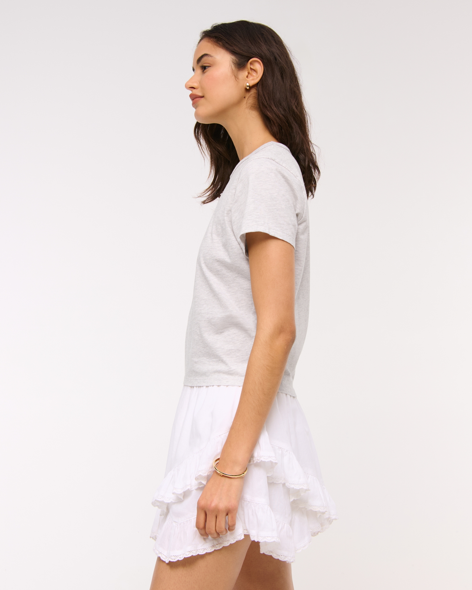 Short-Sleeve Cowboy Hat Graphic Skimming Tee