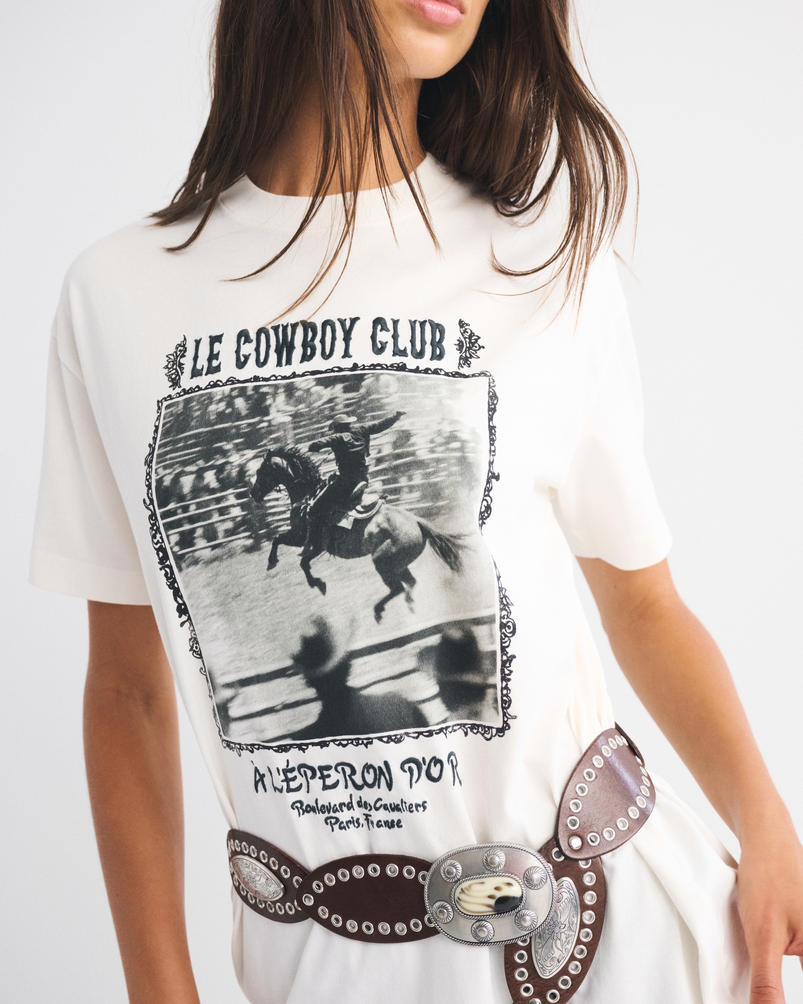Oversized Western Graphic Tee