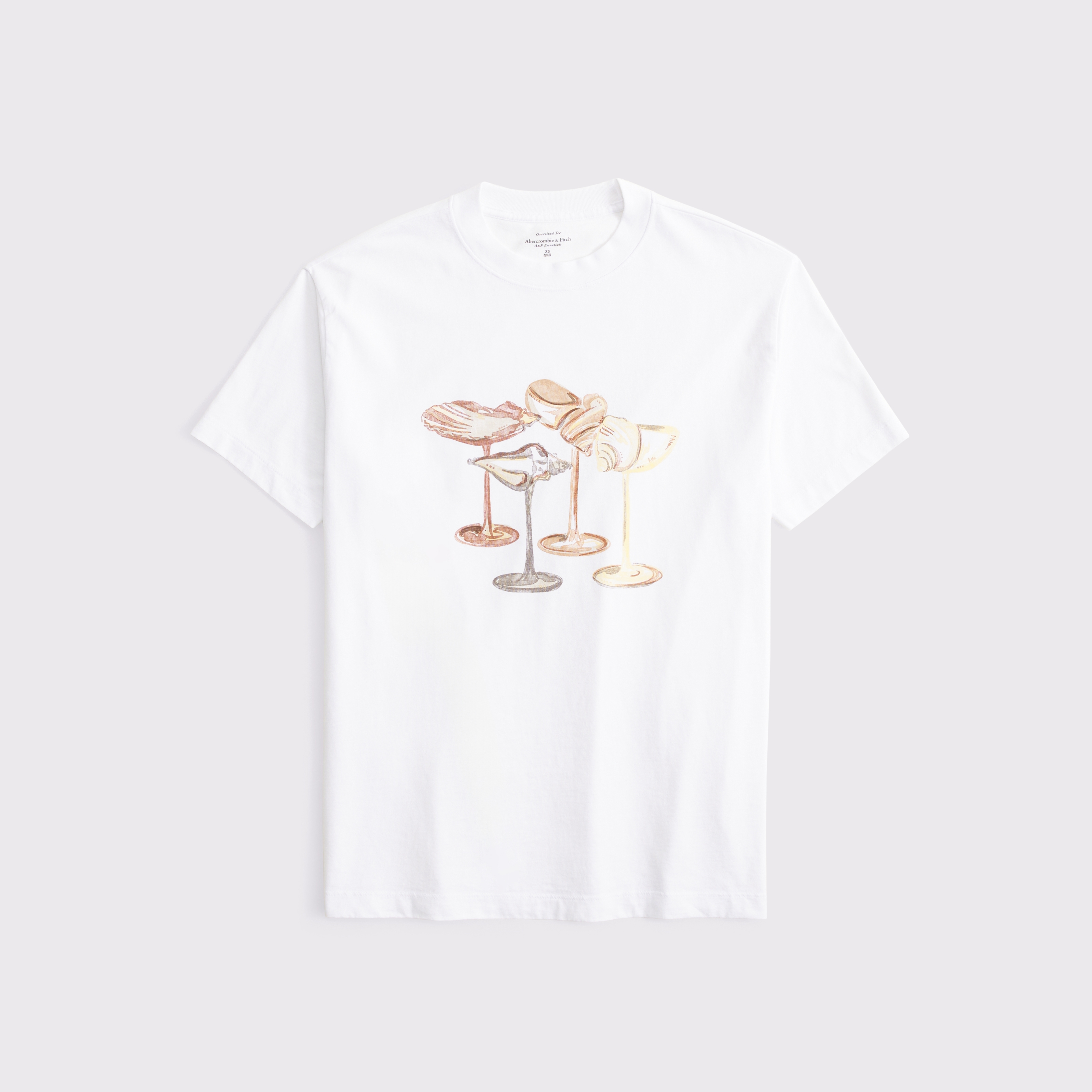 Women's Oversized Coastal Drinks Graphic Tee | Women's Tops