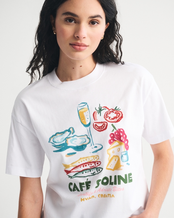 Oversized Cafe Graphic Tee