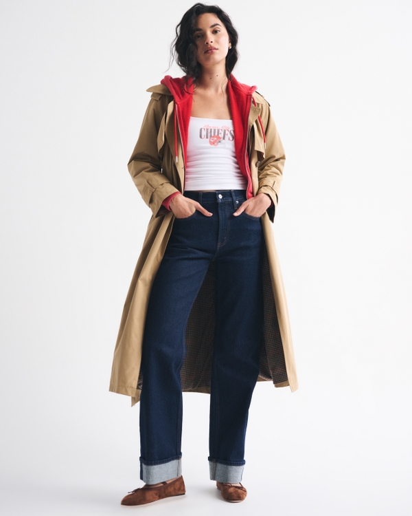 Kansas City Chiefs Bra-Free 90s Cami, White - Chiefs view 2