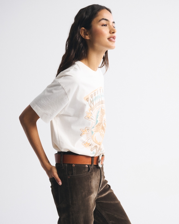 Oversized Willie Nelson Graphic Tee