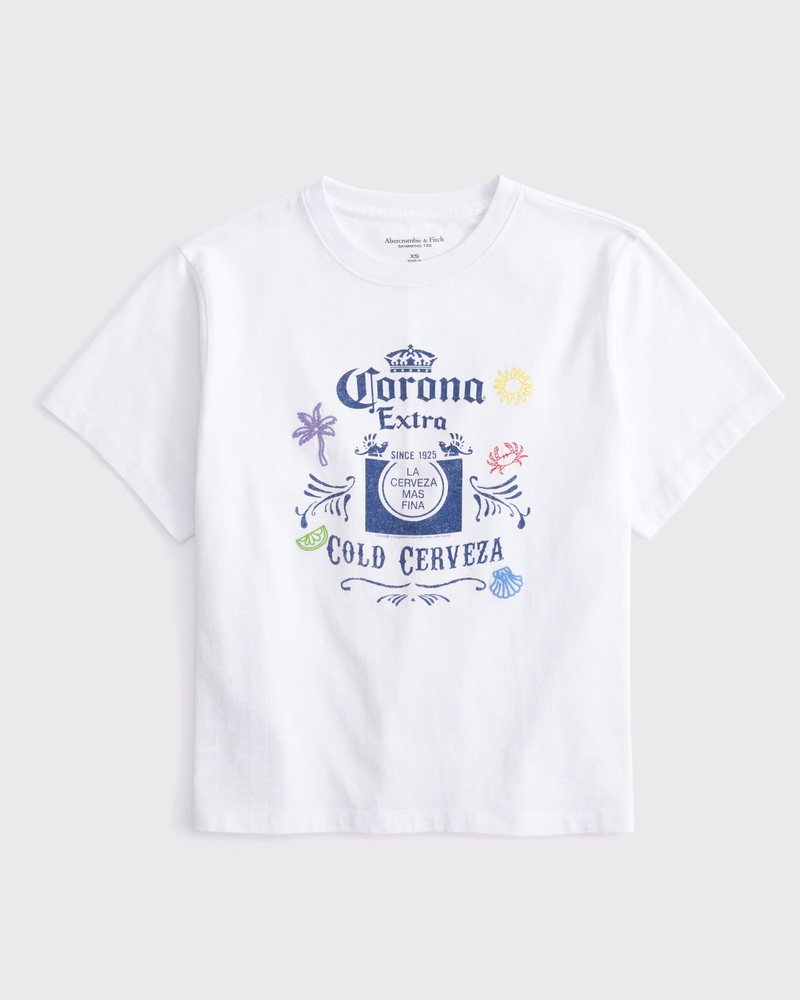 Women's Short-Sleeve Corona Graphic Skimming Tee | Women's Tops