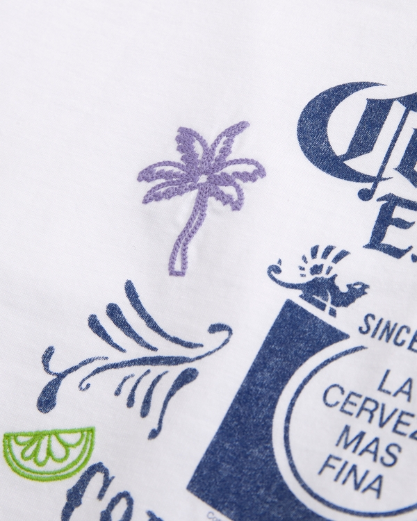 Women's Short-Sleeve Corona Graphic Skimming Tee | Women's Tops