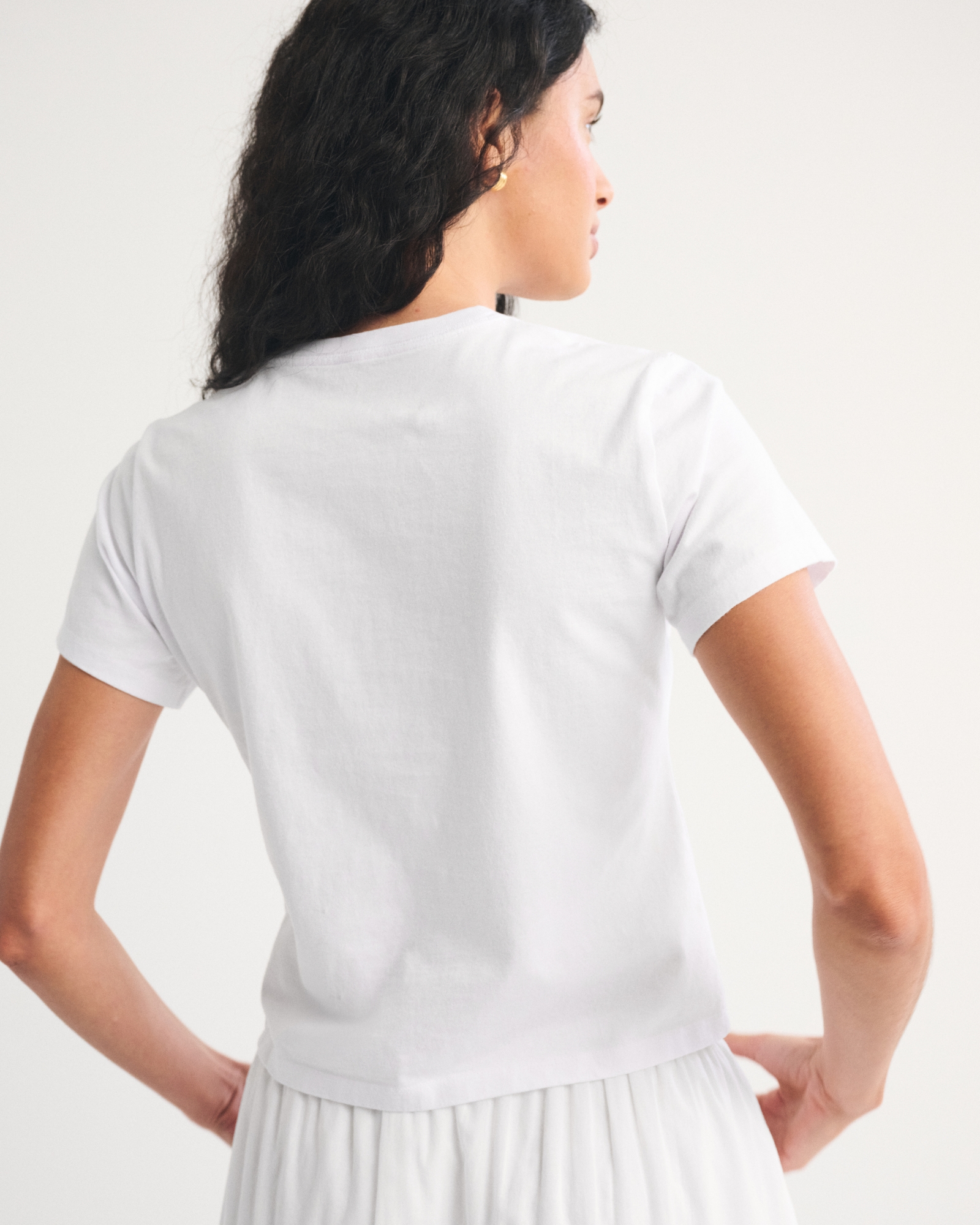 Short-Sleeve Dirty Shirley Graphic Skimming Tee