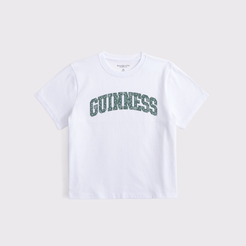 Женские футболки Abercrombie & Fitch Short-Sleeve Guinness Graphic Skimming Tee