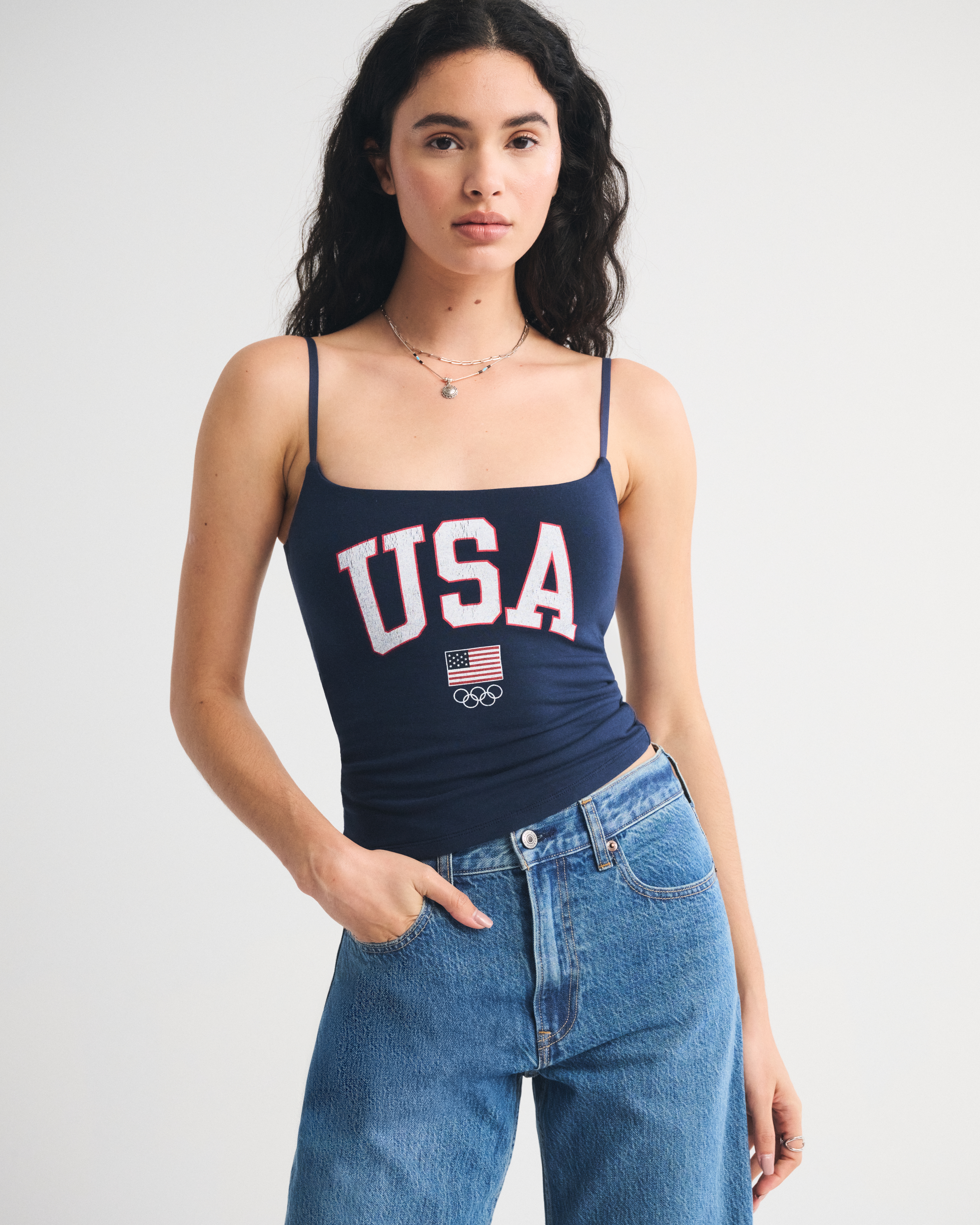 Бра Olympics Free, с топом на бретелях — Abercrombie & Fitch — фото 2