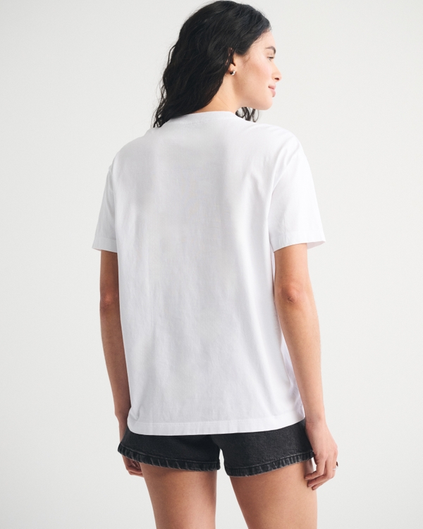 Oversized Coastal Fish Graphic Tee