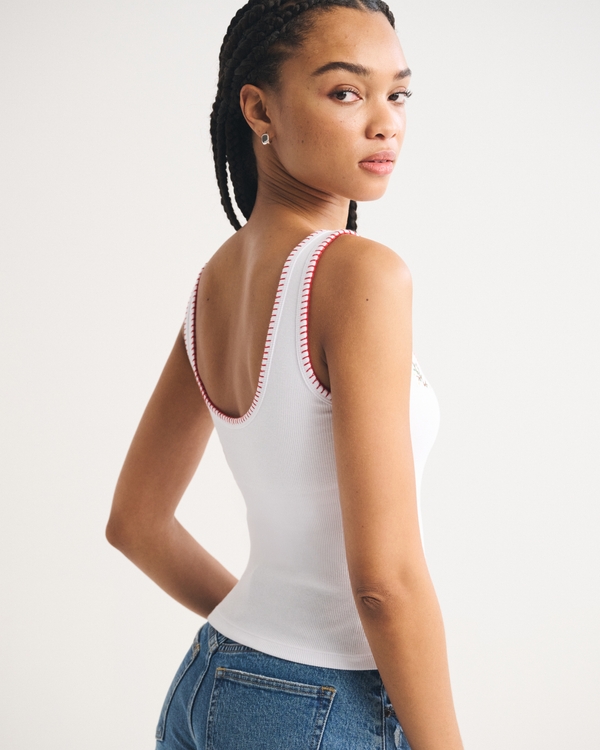 Women's Bra-Free Coastal Graphic Scoopneck Tank | Women's Tops
