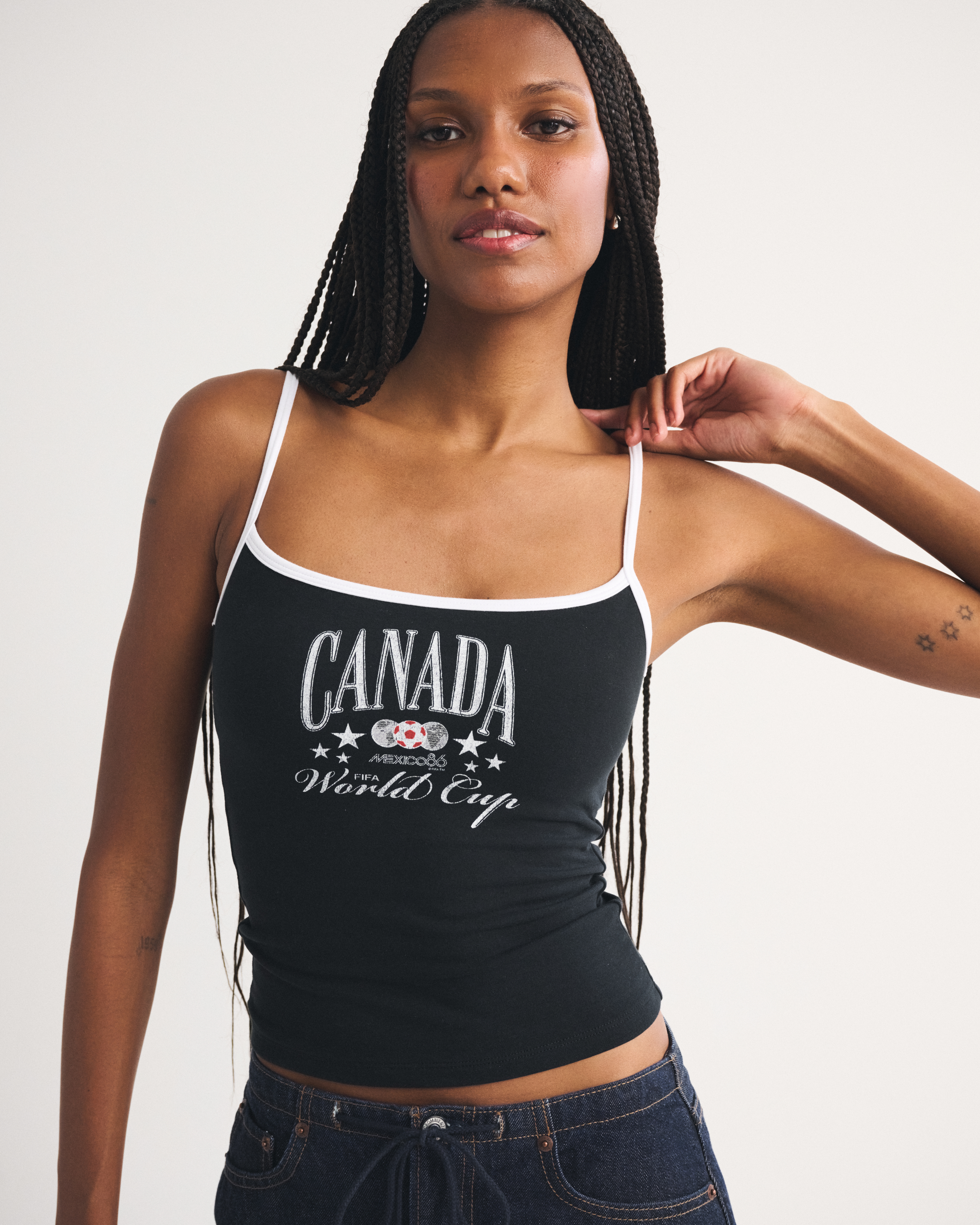 Бра World Free, с топом на бретелях — Abercrombie & Fitch — фото 2