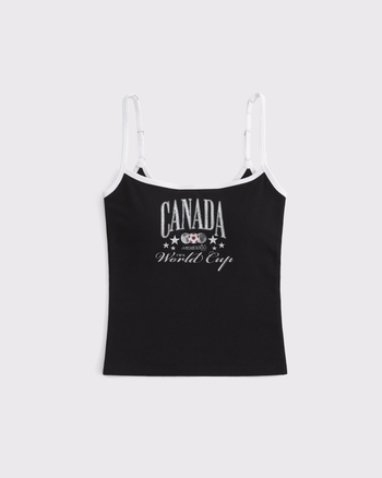 Bra-Free Canada Graphic Tank from Abercrombie & Fitch - $45