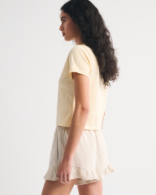 Short-Sleeve Montauk Graphic Skimming Tee