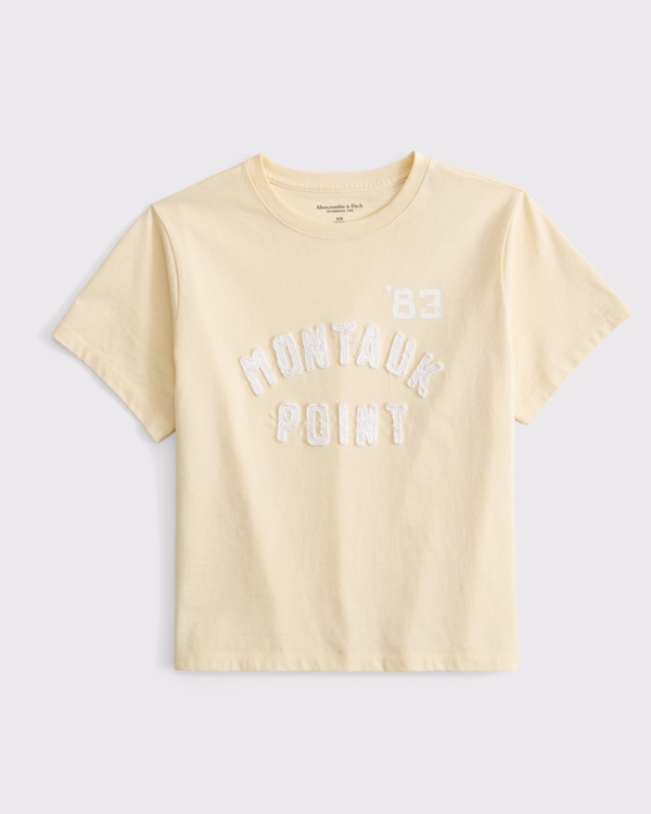 Short-Sleeve Montauk Graphic Skimming Tee