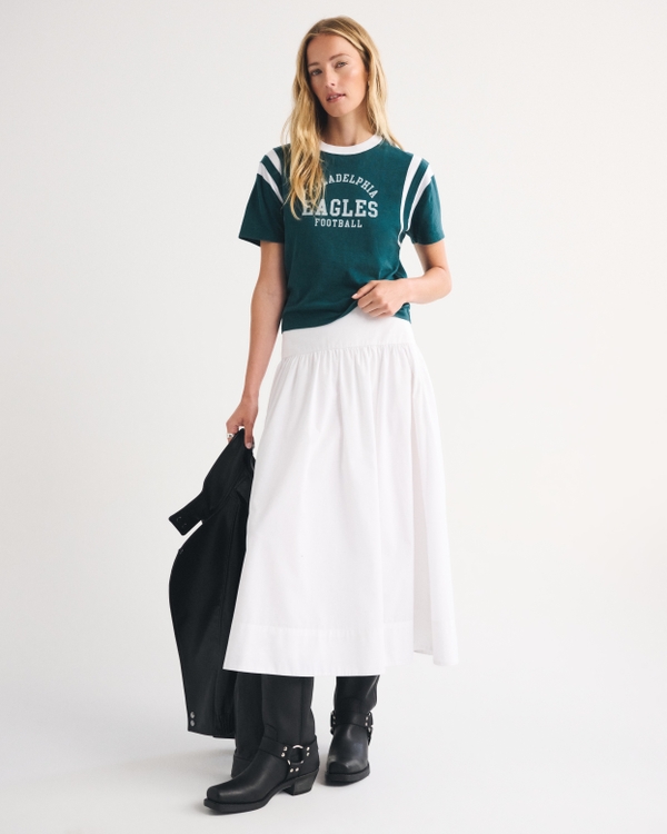 Philadelphia Eagles Graphic Tee, Dark Green - Eagles view 2