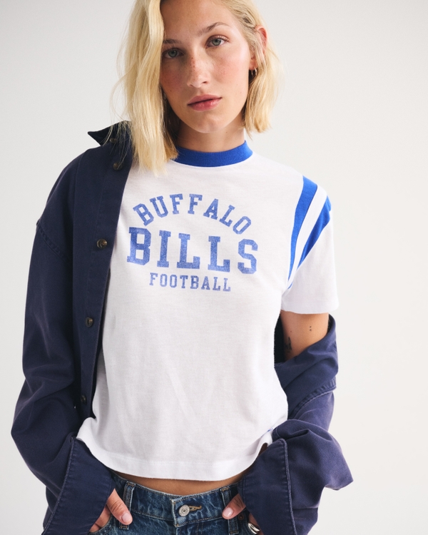 Buffalo Bills Graphic Tee, White - Bills view 1