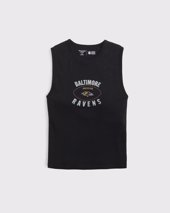 Baltimore Ravens Bra-Free Rib High-Neck Tank