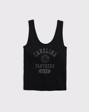 Carolina Panthers Bra-Free Rib Scoopneck Tank